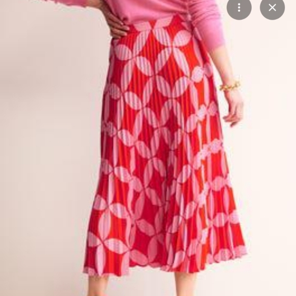 Boden Pleated Midi Skirt 16-18 - Picture 2 of 7